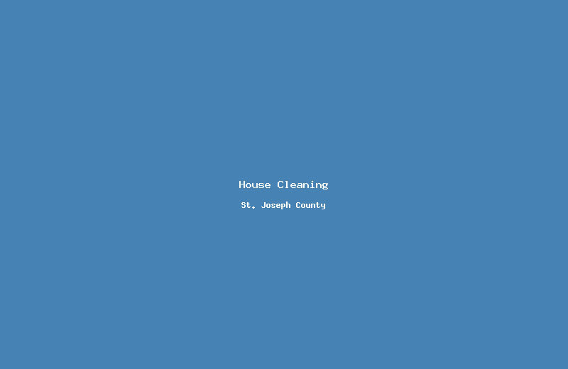 House cleaning — move-in/move-out & weekly