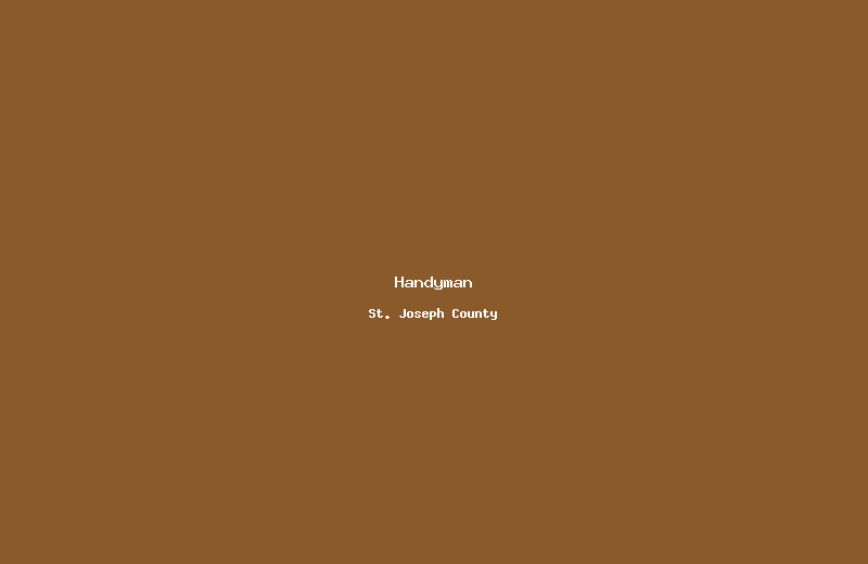 Handyman — small repairs, drywall, fixtures